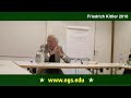Friedrich Kittler. WWII Aftermath &Theoretical Consequences. 2010