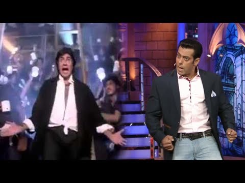 Salman Khan Dances On Amitabhs Jumma Chumma De De