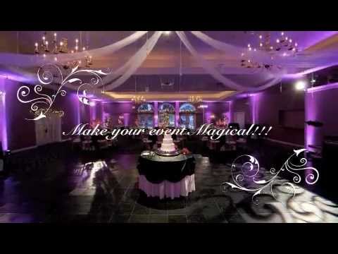 Interior Uplighting Decor For Weddings and Other Events - YouTube