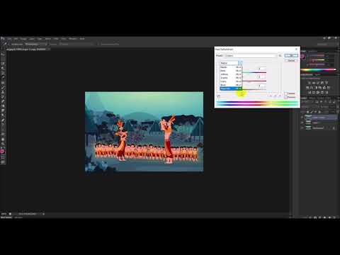hue - saturation photoshop - ứng dụng và cuộc sống