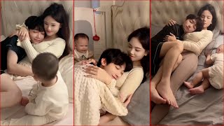 Kawaii Couple Sleeping At Night Routine