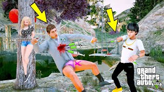 Ateş Sevgi̇li̇si̇ni̇ Kaçiran Psi̇kopat Adamdan Kurtariyor - Gta 5 Ateşi̇n Hayati