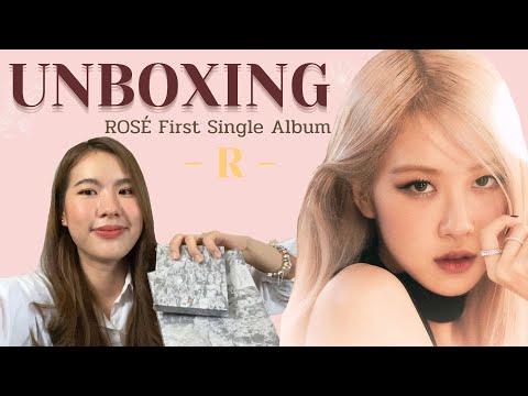 (UNBOXING) ROSÉ First Single Album -R- 🌹 (DVD & Kit Album) เปิดอัลบั้ม และสอนวิธีใช้✨ l Kawsuaybz✨