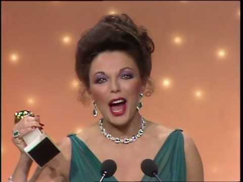 Golden Globes 1983 Joan Collins Best Actress in a TV Series