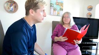 Colin and Support Worker