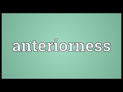 Header of Anteriorness