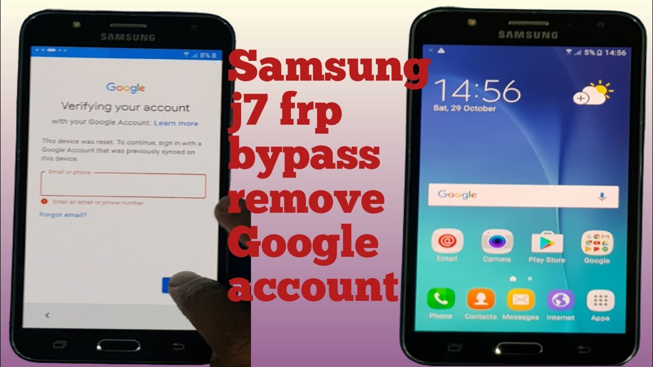 Samsung j7 frp bypass remove Google account Samsung j7 frp bypass remove Google account