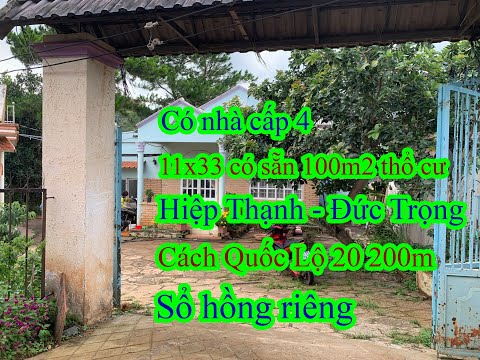 Bán nhà Đức Trọng, Lâm Đồng - cách Quốc Lộ 20 200m - Sổ hồng riêng