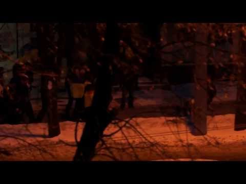 Шествие харьковчан к харьковскому Евромайдану 25.01.2014