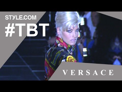 Naomi Campbell, Cindy Crawford & Christy Turlington Sing Freedom! ’90 at Versace – #TBT-Style.com