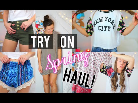 Spring Try on Haul! | Forever 21, Urban Outfitters + More ...