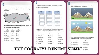 Tyt Coğrafya Deneme Sınavı 21 5 Te 5 Yapmaya Hazırmısın Yks Coğrafya