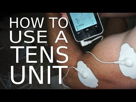 Hands free using tens unit pic
