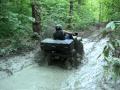 Quad dans la boue