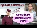 Qatar Airways Cabin Crew Open Day Interview Tips (part 1)