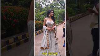 Krithi Shetty Hot Navel Show Cute Entry At Custody Trailer Launch