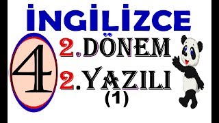 4.Sinif İngi̇li̇zce 2.Dönem 2.Yazili