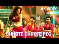 Chhote Chhote Peg | Nushrat Bharucha | Kartik Tiwari | Sunny Nijjar | 4K Video | 🎧 HD Audio
