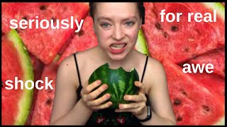 EATING WATERMELON RINDS