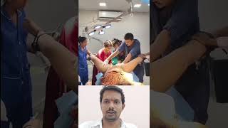 Mother Painful Delivery Newborn Twins Baby
