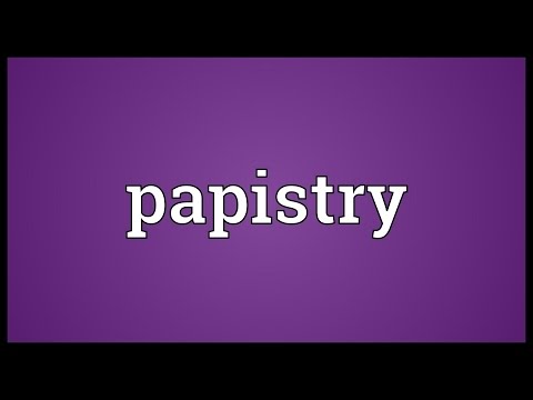 Header of papistry
