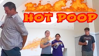 Farting Hot Poop Dust At People Funny Fart Prank