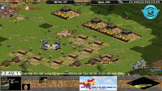 AOE|| 2vs2 Random Hưng Nhổn, Tý vs Cam Quýt, Xi Măng 2/9/2017