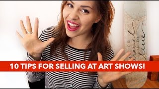 10 Tips for Selling at Art/Craft Shows! | Paige Poppe