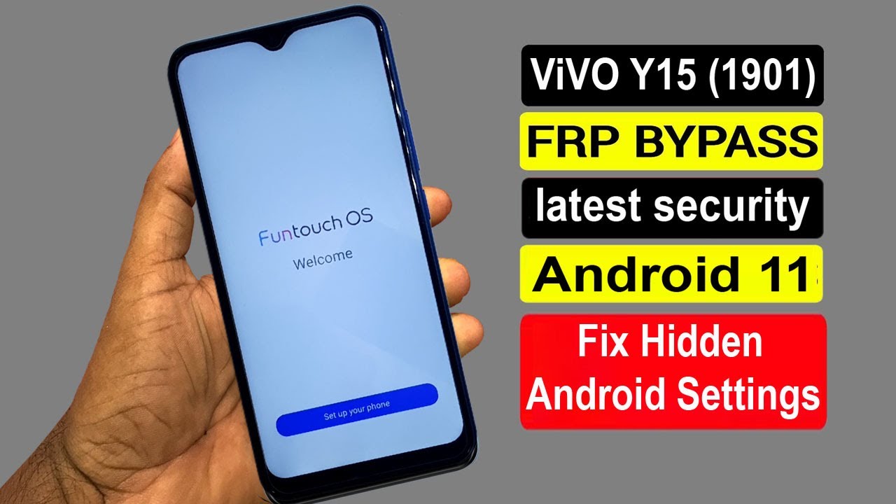 Vivo Y15 (1901) Android 11 FRP/Google Account Unlock Vivo Y15 (1901) Android 11 FRP/Google Account Unlock
