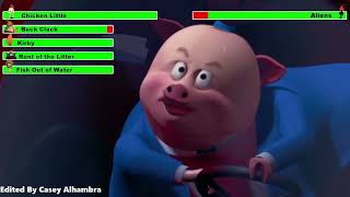 Chicken Little 2005 Final Battle With Healthbars