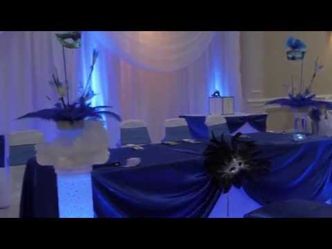 Decoración de Quinceañera. Azul Rey. Octubre de 2015. Mis Quince Fiesta. Jennifer Evangelista.