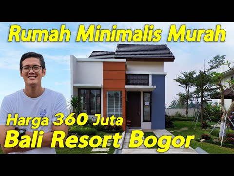 Rumah Minimalis Murah Harga 360 Juta Bali Resort Bogor, Luas Tanah 66
