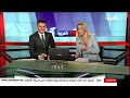 بكل شجاعة لاعب بيسبول ينقذ وجه مذيعة