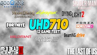 Uhd 710 I5 G7400 - Test In 12 Games In 2025
