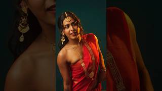 South Indian Actress No Bra Sleeveless Saree Hot