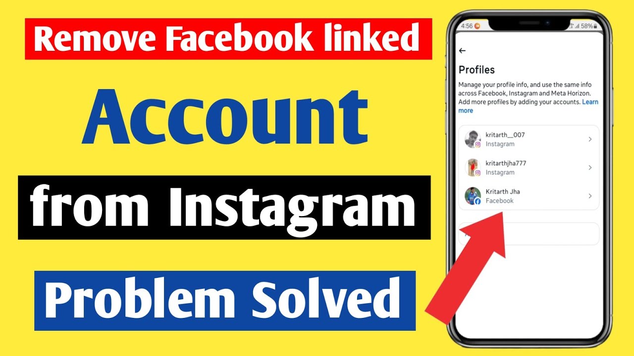 How to Remove Facebook linked account from instagram How to Remove Facebook linked account from instagram