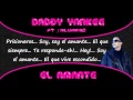 Daddy yankee (prestige) ft J Alvarez - El amante letra (ORIGINAL)