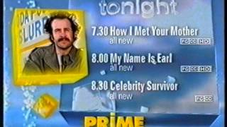 Prime Television Lineup And My Name Is Earl Short Ident 2006