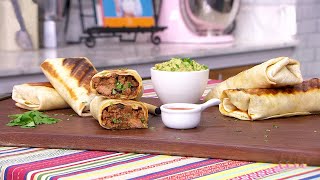 Chimichanga De Carne Y Porotos S
