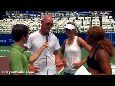 テニス Tips from Angela Haynes， Murphy Jensen and Victoria Azarenka -- Washington Kastles