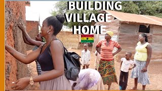 Building A House In Ghana Village Life While Living In Ghana Ghana Life
