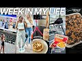 week in my life 🍄 building routine, realistic daily life, baking, girls night, working out + more!