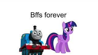 Thomas The Tank Engine And Twilight Sparkle Bffs Forever