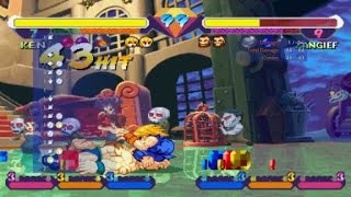 Pocket Fighter Ken Combo 43Hit