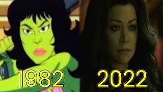 Evolution Of She-Hulk In Movies, Cartoons & Tv 1982-2022