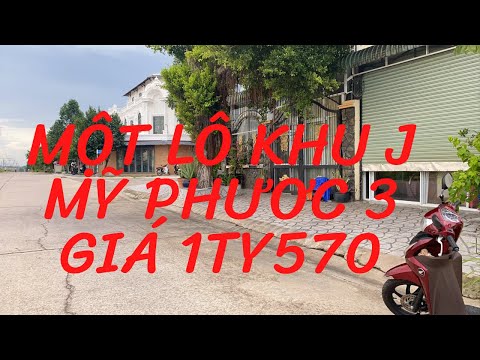 Khu J Mỹ Phước 3 Giá 1ty570 || Đất Nền Bình Dương || LH 0972.332.948