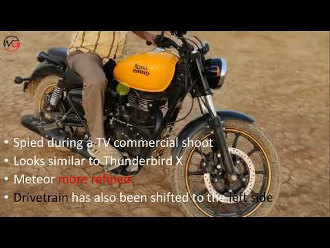 Royal Enfield New Bike Meteor 350 Spotted testing English with pictures