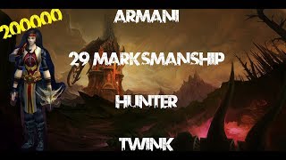 World of Warcraft 8.1.5 -Armani - Level 29 Marksmanship Hunter Twink