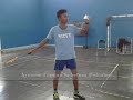 image Servis Panjang Permainan Bulutangkis