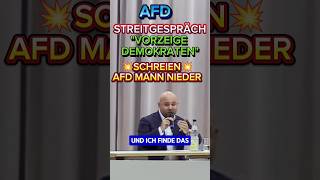 Antifa Brüllt Afd Mann Nieder